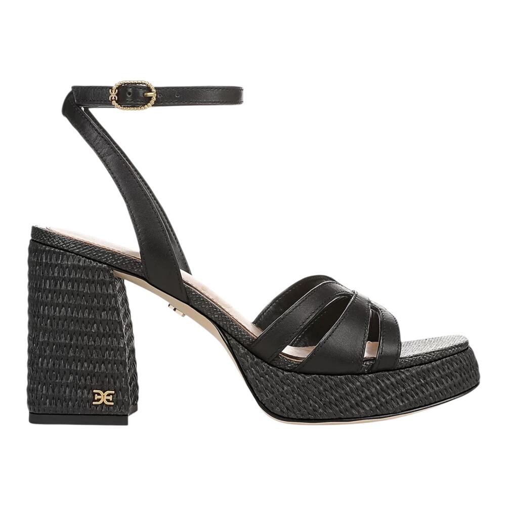 Sam Edelman Women's Reese Strappy Platform Sandals Black Size 11 - Picture 2 of 5